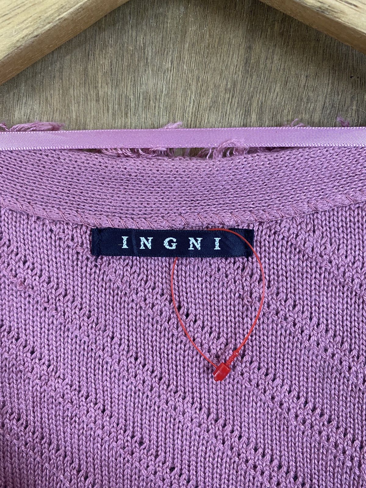 Vintage DL Ingni Pink Mohair Cardigan Knitwear #A1705 Size US M / EU 48-50 / 2 - 5 Thumbnail
