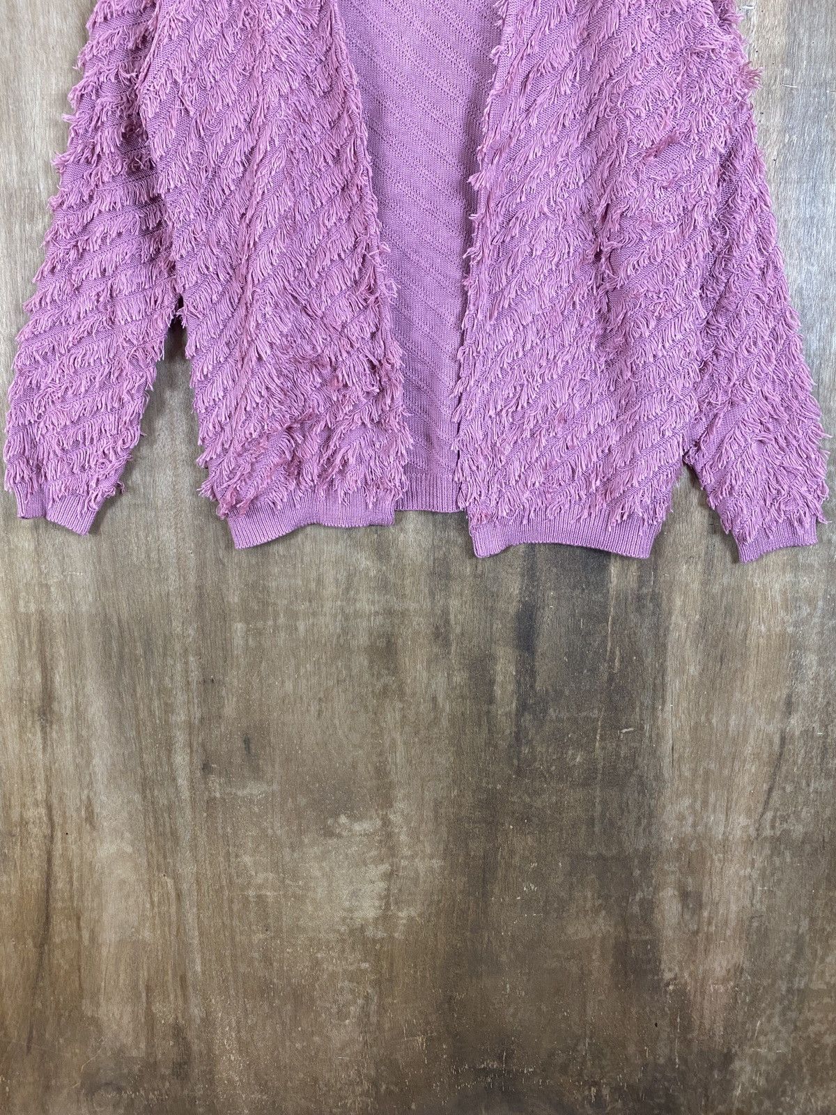 Vintage DL Ingni Pink Mohair Cardigan Knitwear #A1705 Size US M / EU 48-50 / 2 - 4 Thumbnail