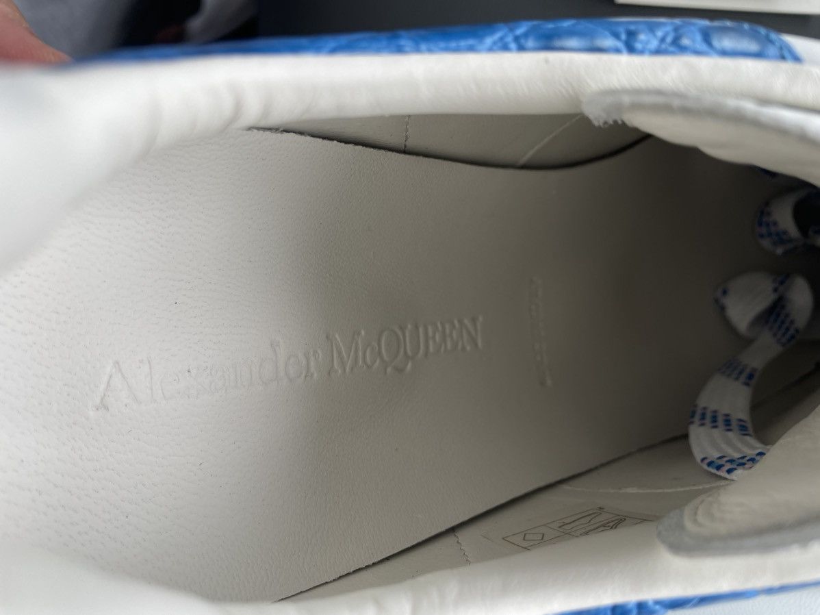 Alexander McQueen Signature Limited Edition New Iconic Leather Croc Sneaker Size US 11 / EU 44 - 17 Thumbnail