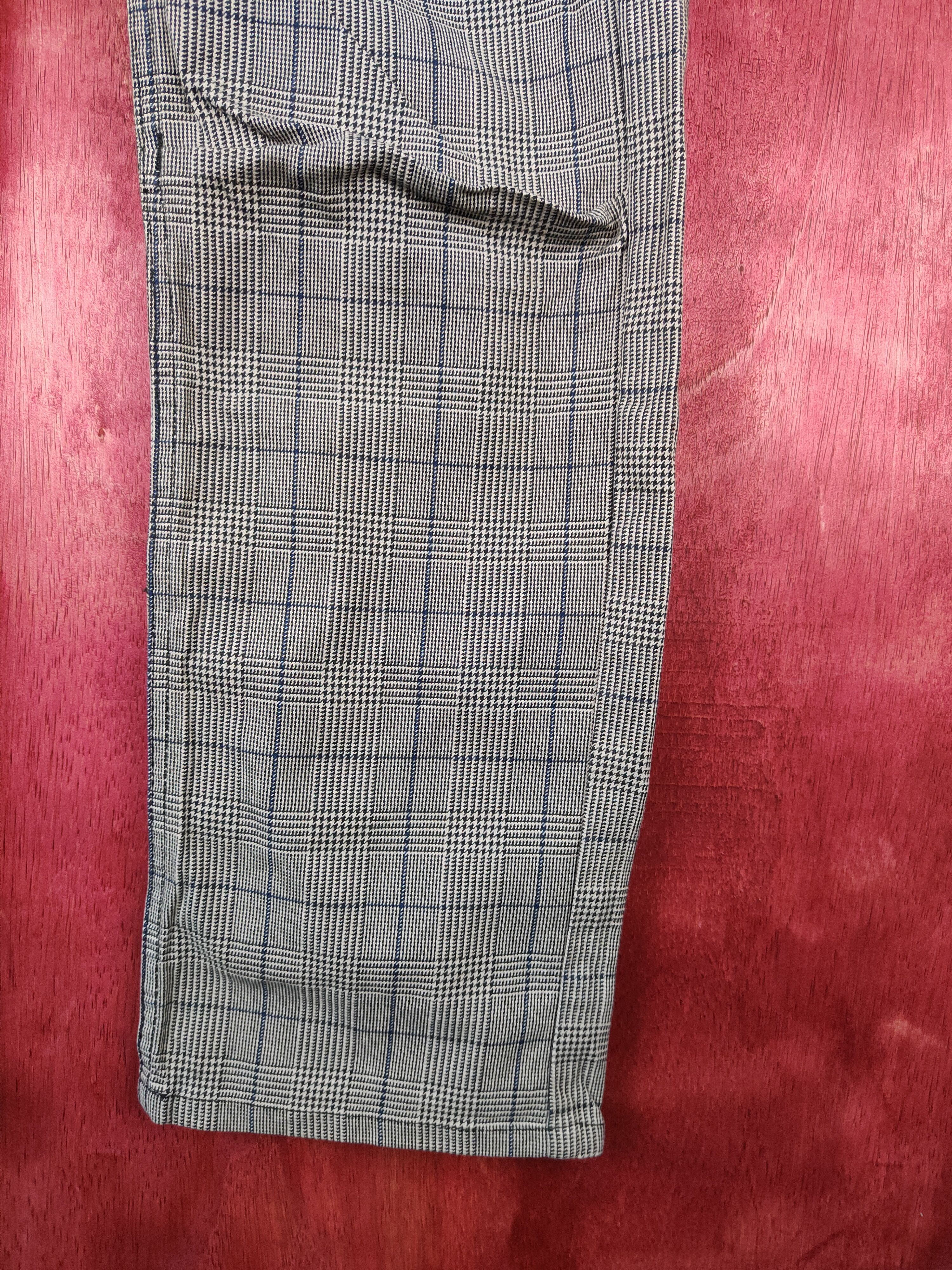 Japanese Brand × Lee Lee Riders Gray/Black checkered buckle back Cargo Pants#5312 Size US 34 / EU 50 - 6 Thumbnail