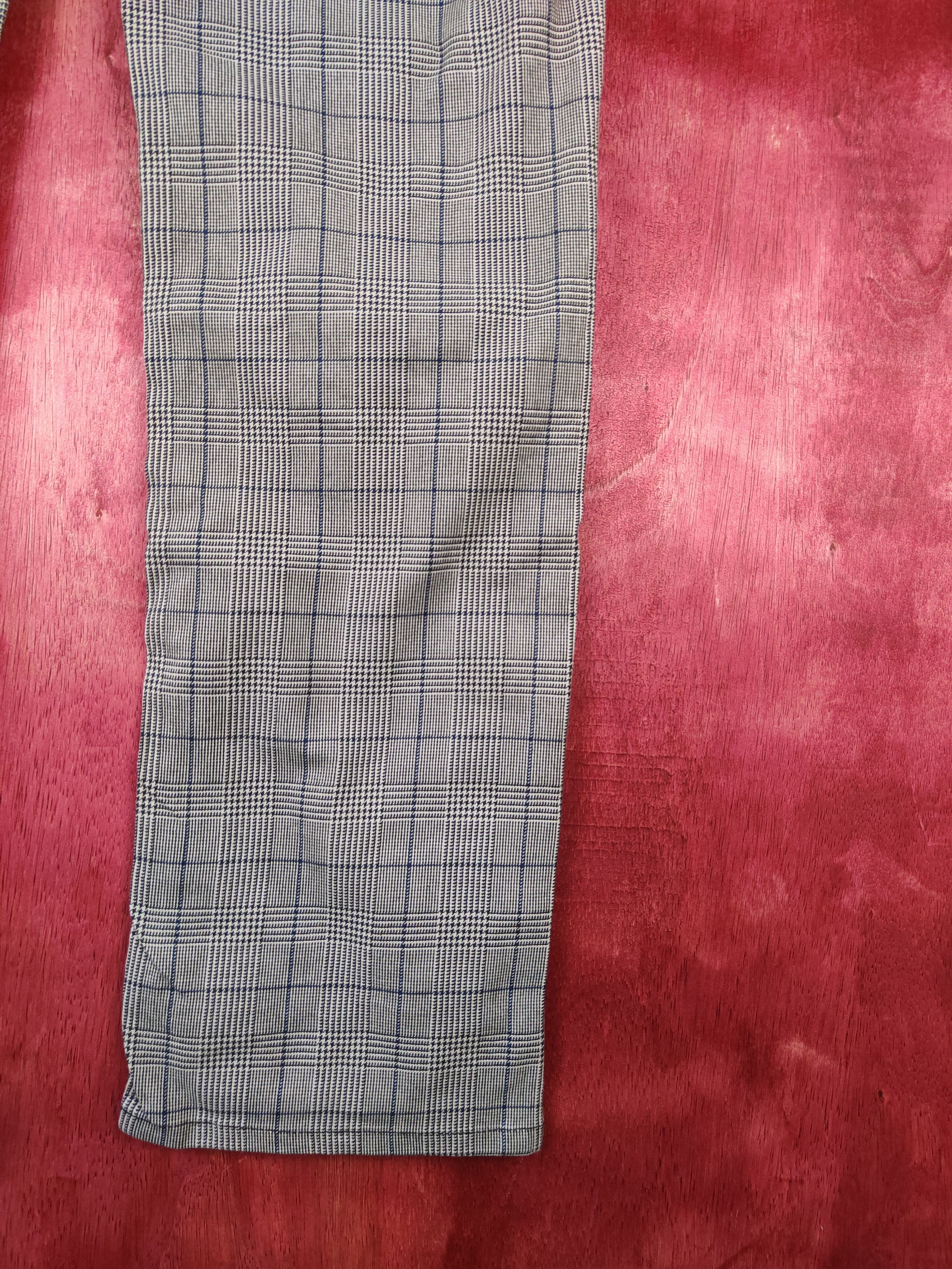 Japanese Brand × Lee Lee Riders Gray/Black checkered buckle back Cargo Pants#5312 Size US 34 / EU 50 - 12 Thumbnail