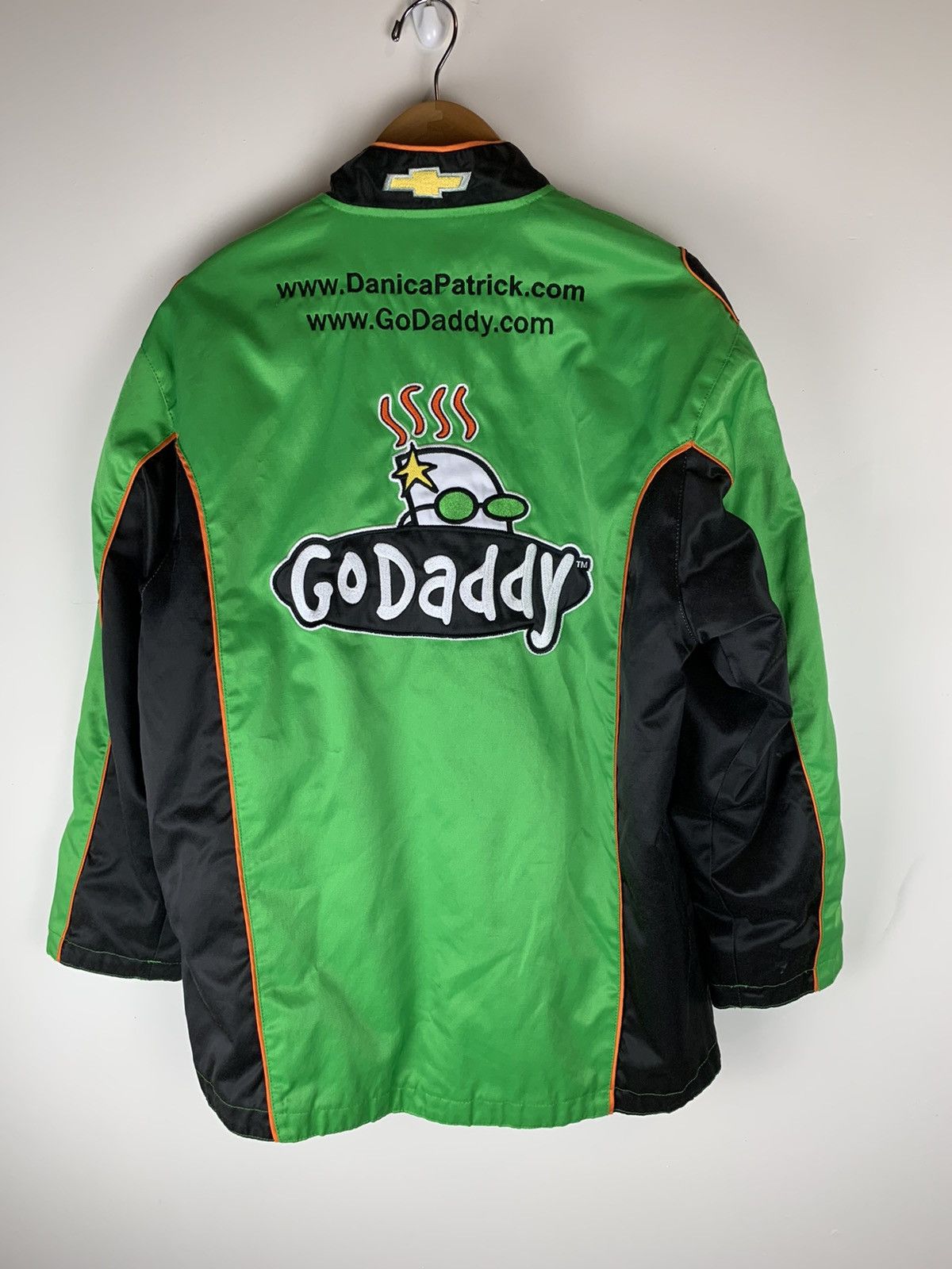 Chase Authentics Vintage danica patrick Nascar godaddy jacket Size XL / US 12-14 / IT 48-50 - 2 Thumbnail