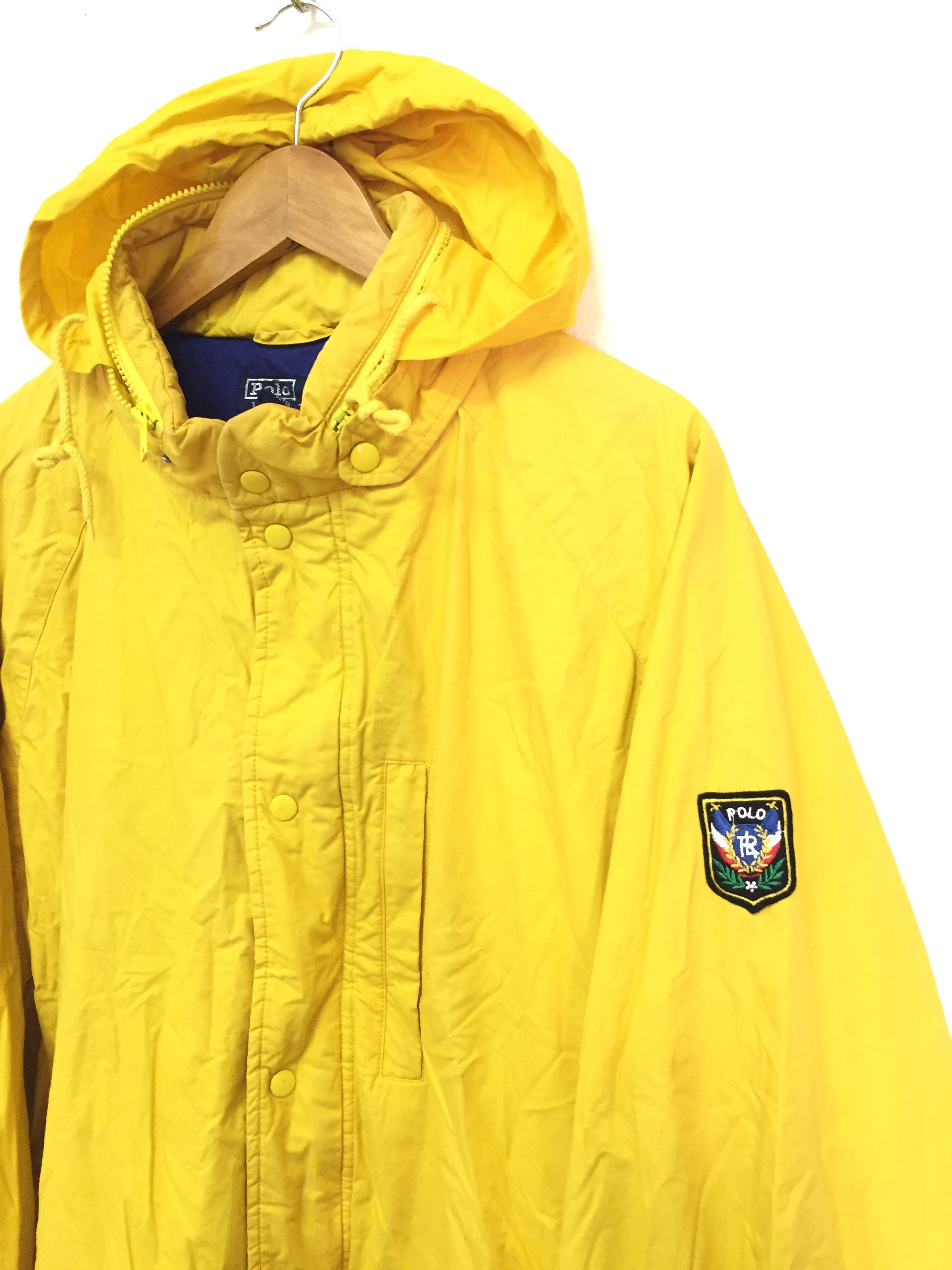 Polo Ralph Lauren 1990s Cookie Patch Yellow rare color paded Size US XL / EU 56 / 4 - 3 Thumbnail