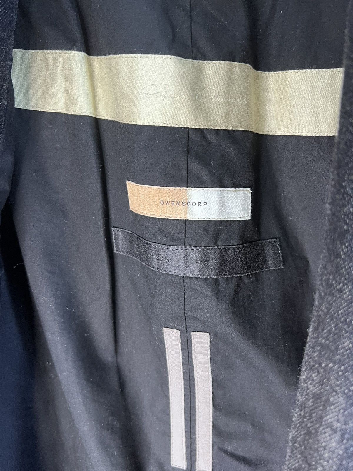 Rick Owens Rick owens RUNWAY FW16 mastodon bleach vomit coat Size US M / EU 48-50 / 2 - 6 Thumbnail