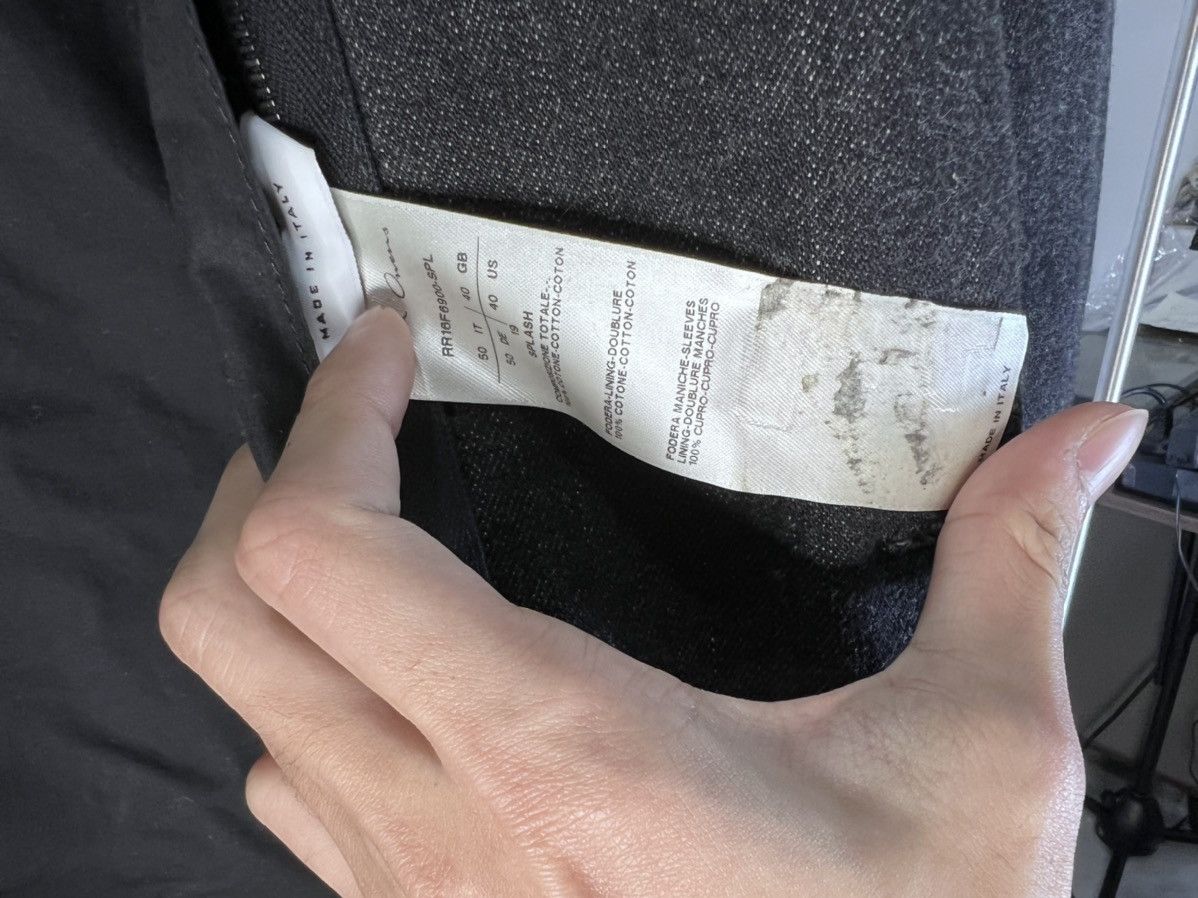 Rick Owens Rick owens RUNWAY FW16 mastodon bleach vomit coat Size US M / EU 48-50 / 2 - 7 Thumbnail
