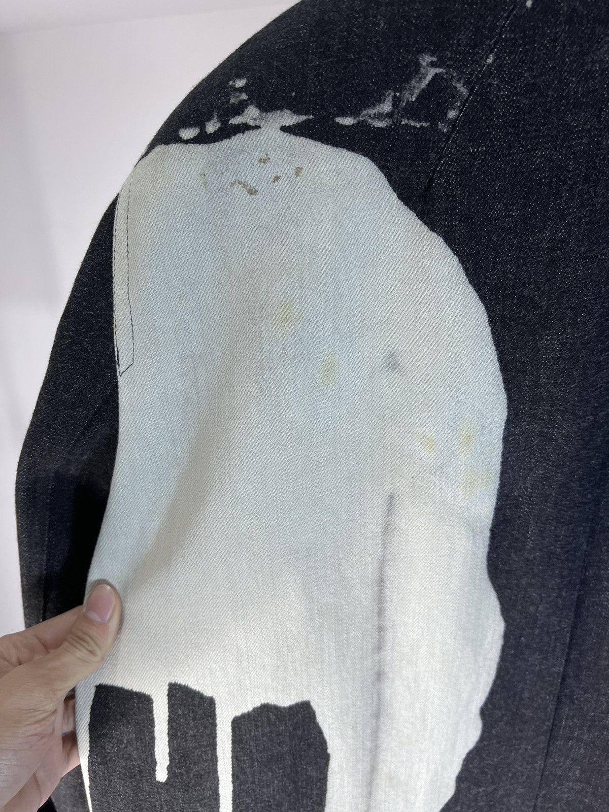 Rick Owens Rick owens RUNWAY FW16 mastodon bleach vomit coat Size US M / EU 48-50 / 2 - 3 Thumbnail