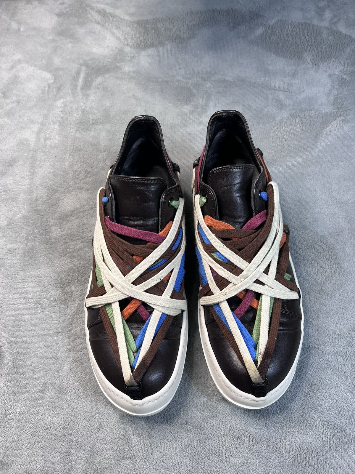 Rick Owens Rick owens hexagram mainline leather ramones low size41 Size US 8 / EU 41 - 5 Thumbnail