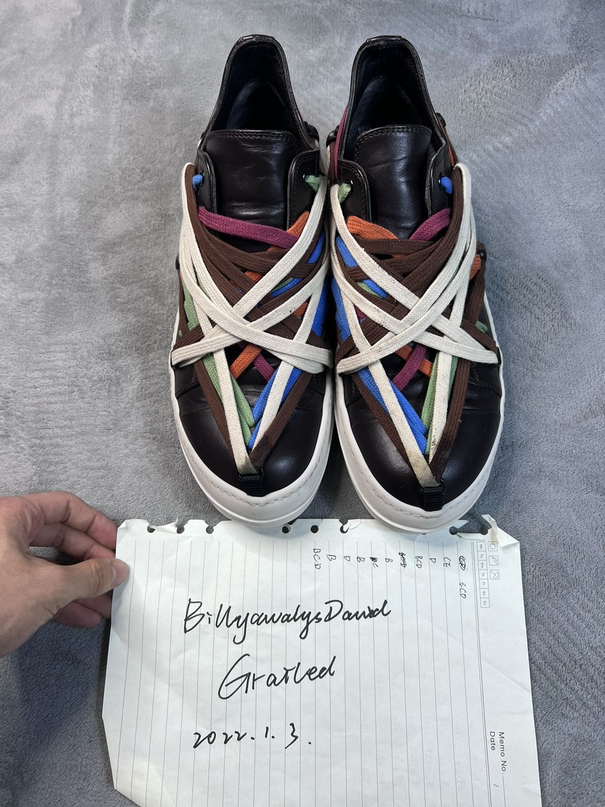 Rick Owens Rick owens hexagram mainline leather ramones low size41 Size US 8 / EU 41 - 4 Thumbnail