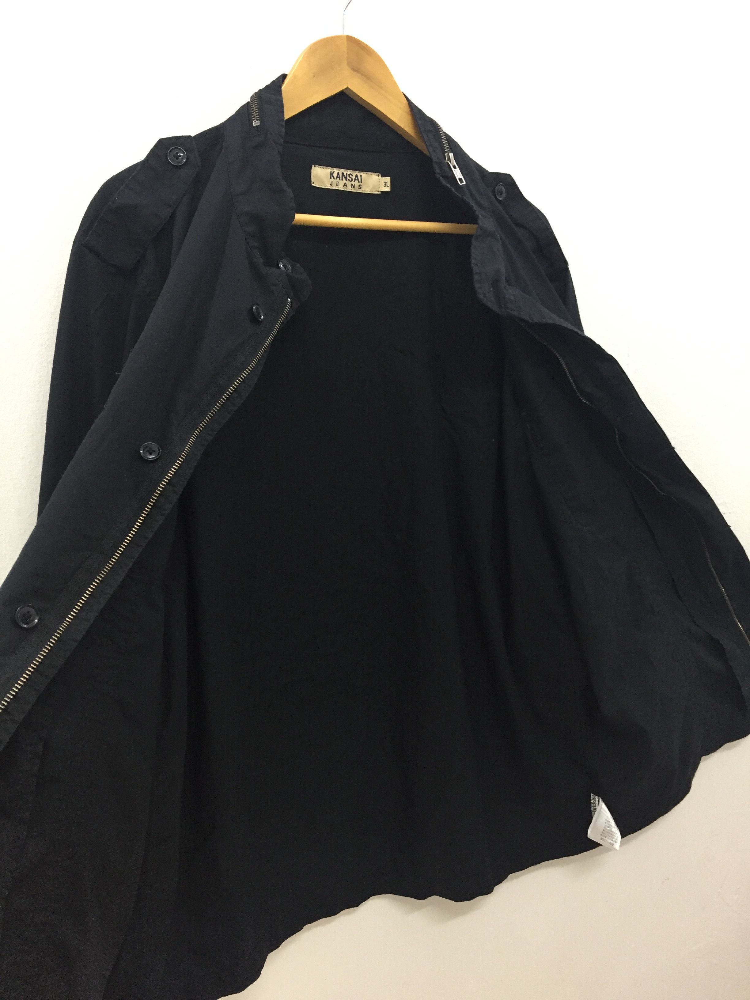 Japanese Brand × Kansai Yamamoto KANSAI YAMAMOTO Double Pocket Zipper shirt jacket Size US XL / EU 56 / 4 - 7 Thumbnail