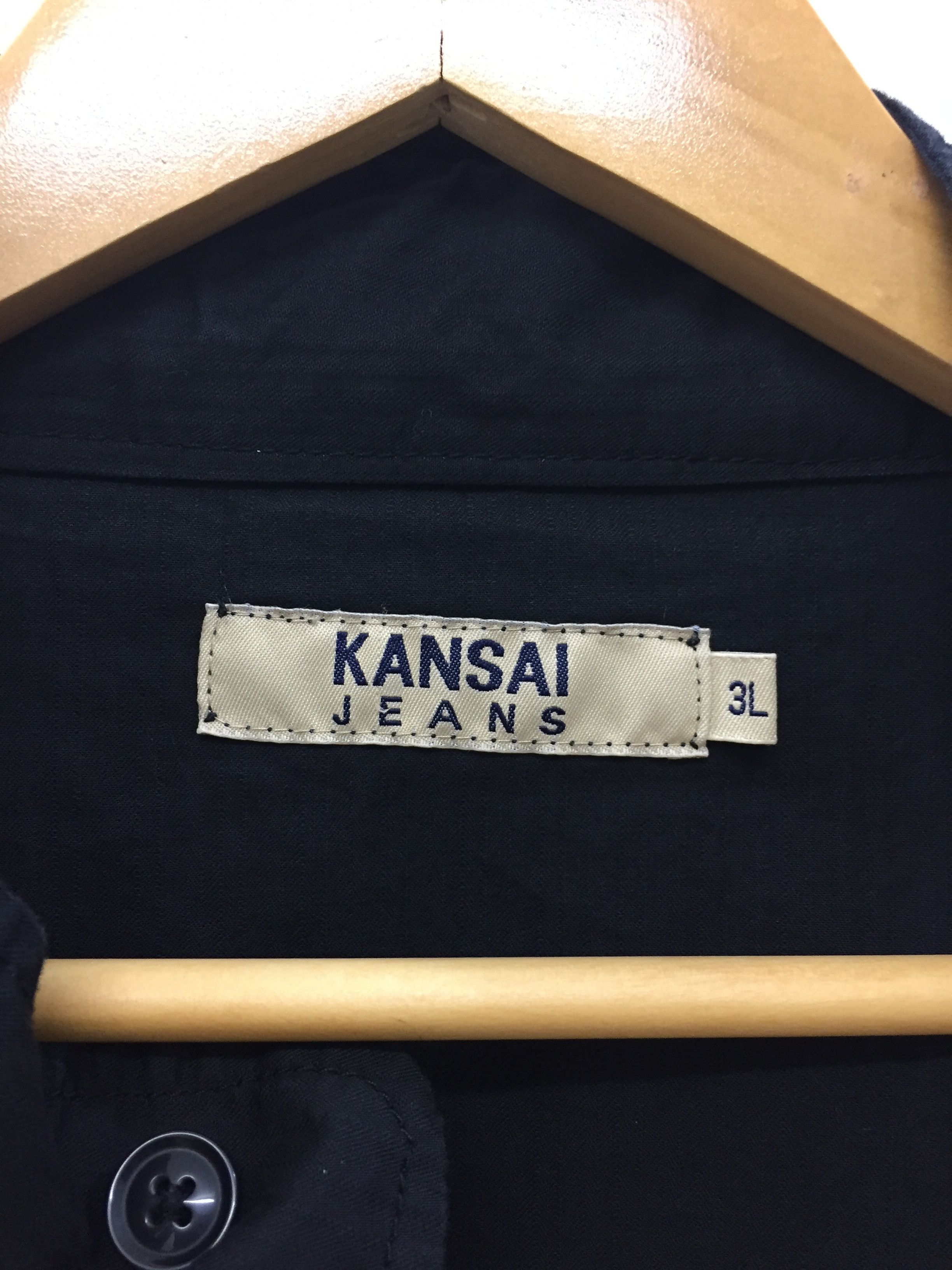 Japanese Brand × Kansai Yamamoto KANSAI YAMAMOTO Double Pocket Zipper shirt jacket Size US XL / EU 56 / 4 - 8 Thumbnail