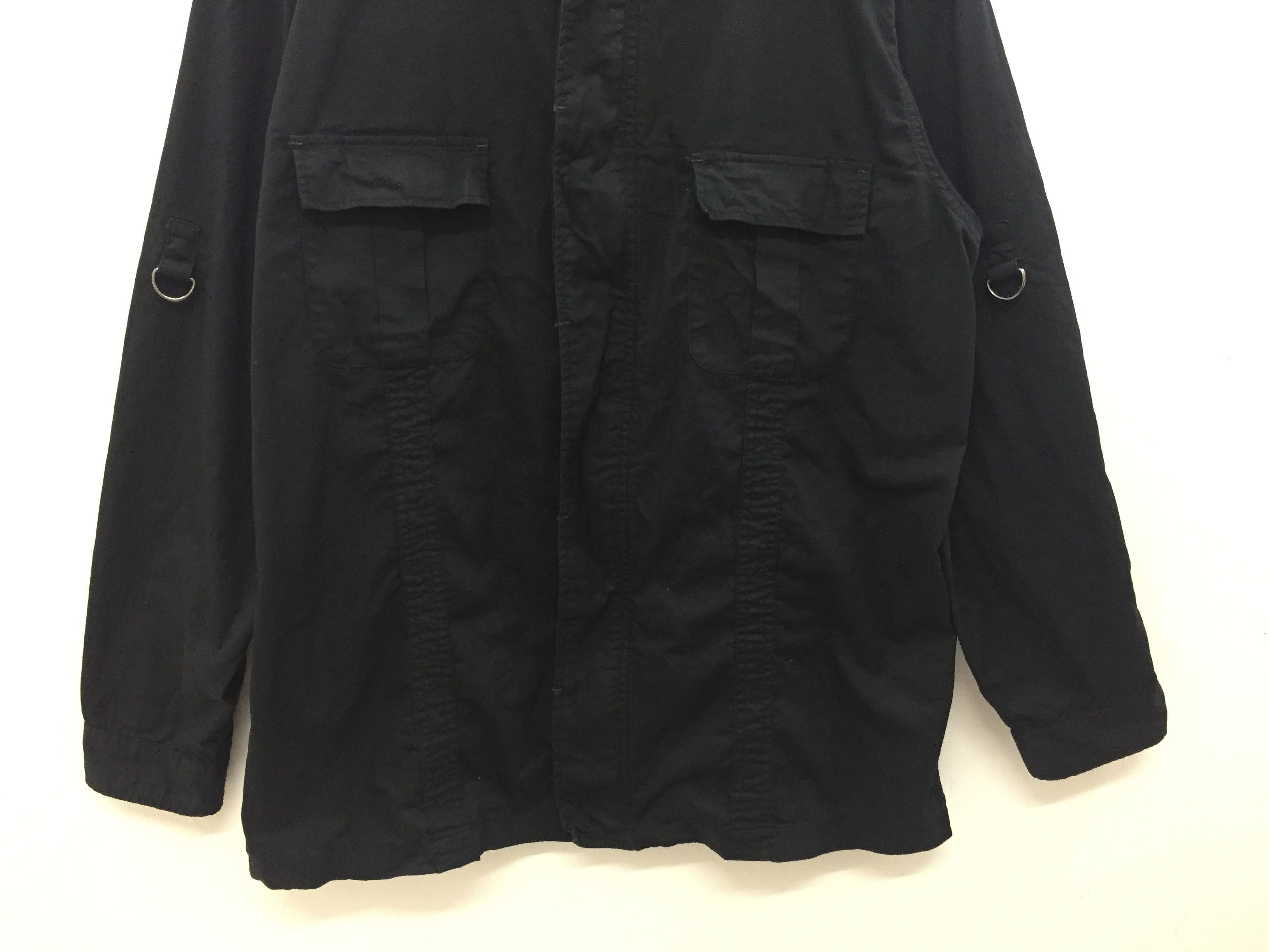 Japanese Brand × Kansai Yamamoto KANSAI YAMAMOTO Double Pocket Zipper shirt jacket Size US XL / EU 56 / 4 - 4 Thumbnail