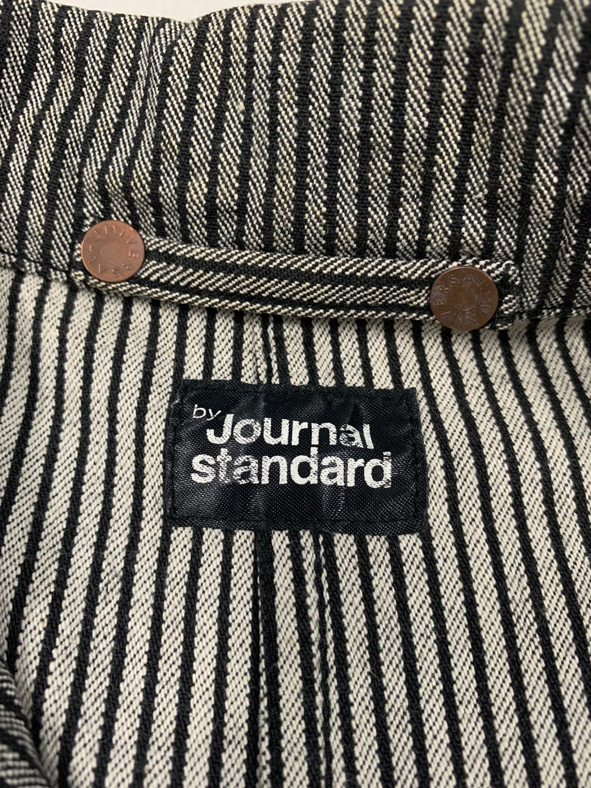 Journal Standard × Sugar Cane × Toyo Enterprises 🇯🇵Vintage Workers Striped Chore Jacket Japan Size US M / EU 48-50 / 2 - 8 Thumbnail