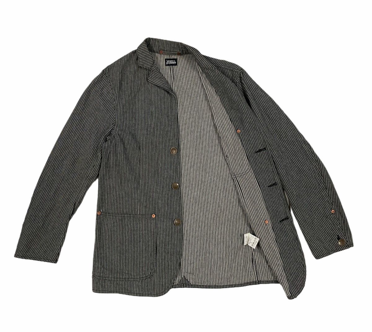 Journal Standard × Sugar Cane × Toyo Enterprises 🇯🇵Vintage Workers Striped Chore Jacket Japan Size US M / EU 48-50 / 2 - 2 Thumbnail