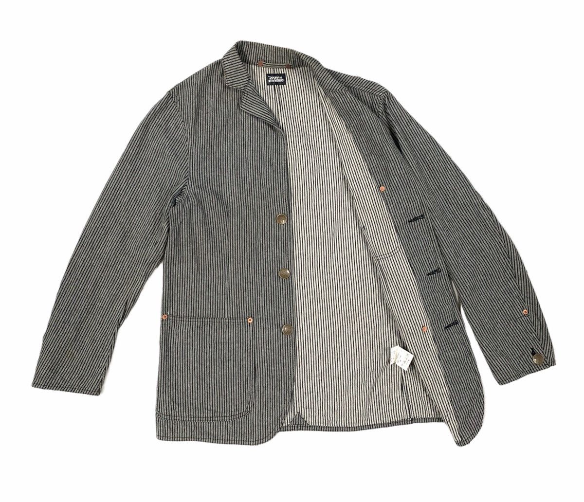 Journal Standard × Sugar Cane × Toyo Enterprises 🇯🇵Vintage Workers Striped Chore Jacket Japan Size US M / EU 48-50 / 2 - 3 Thumbnail