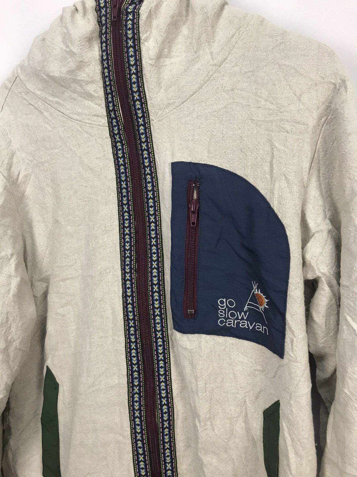 Go slow caravan fully zipper hoodie