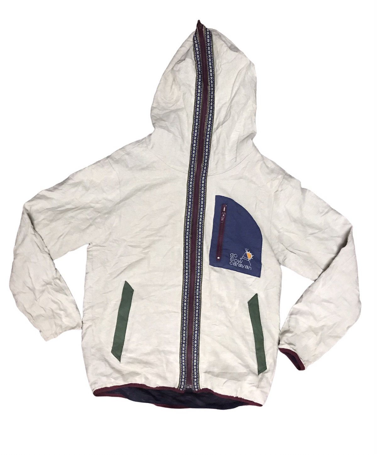 Go slow caravan fully zipper hoodie