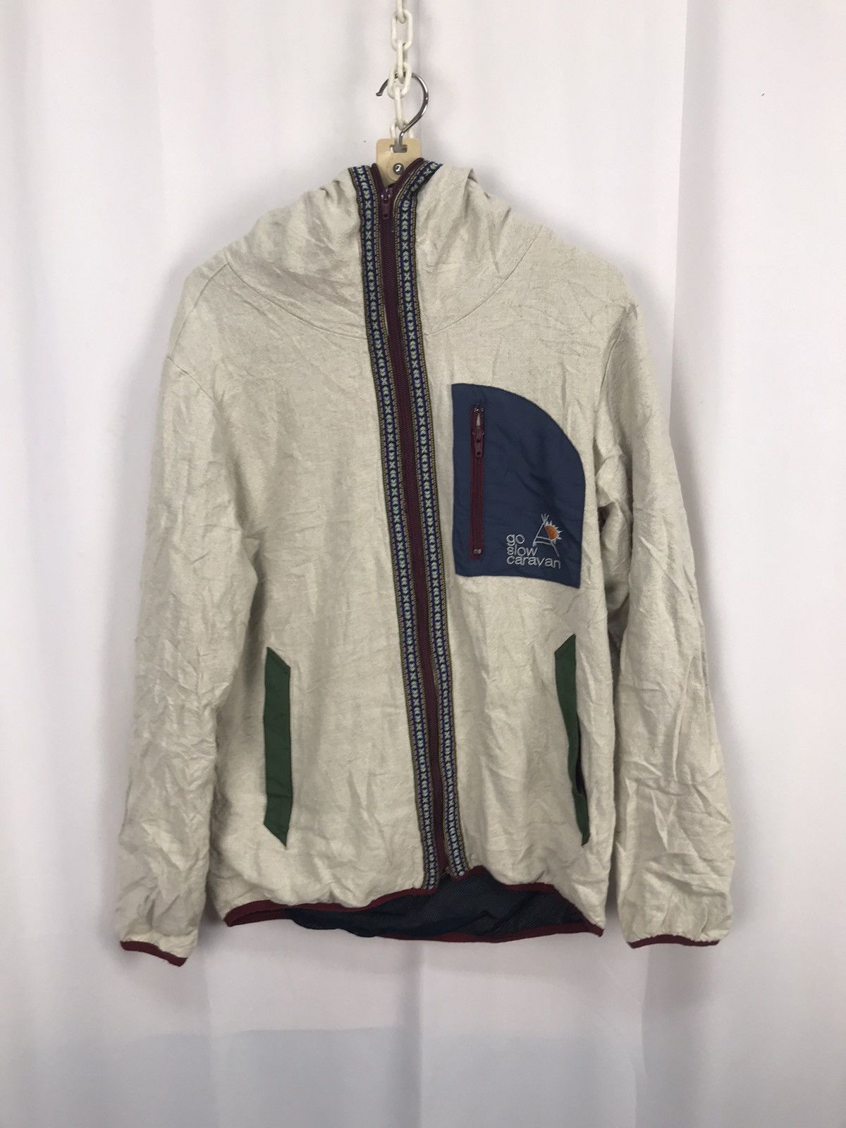 Go slow caravan fully zipper hoodie