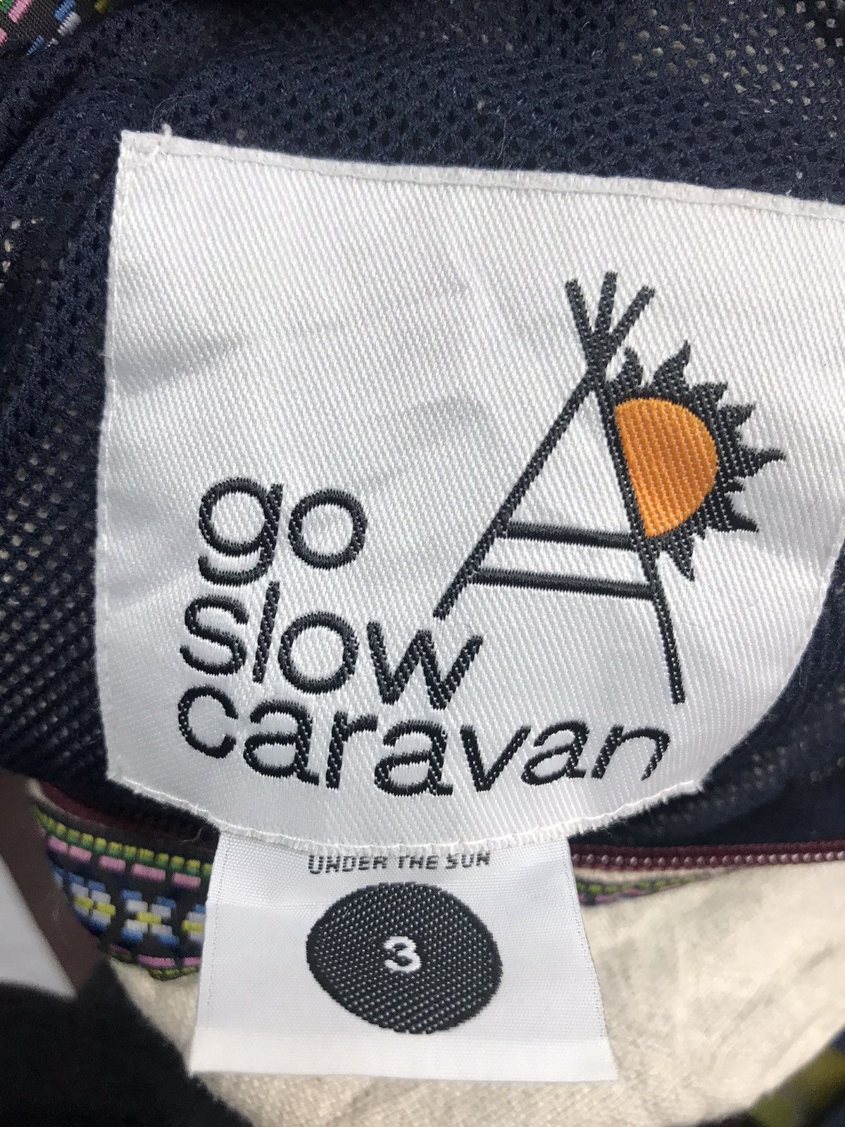 Go slow caravan fully zipper hoodie