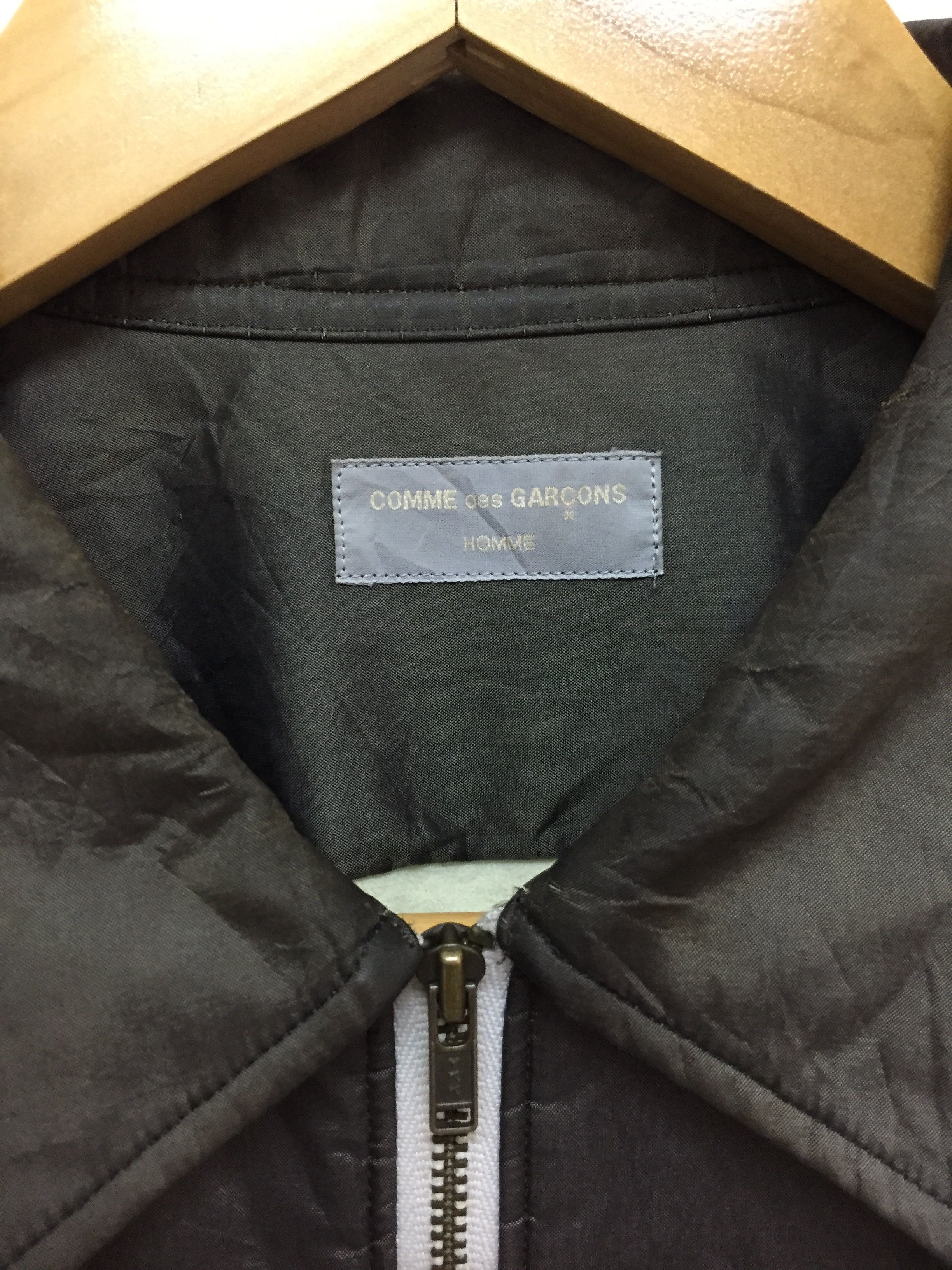 Comme des Garcons AD1996 COMME des GARCONS Silver Blend Light zipper jacket Size US L / EU 52-54 / 3 - 8 Thumbnail
