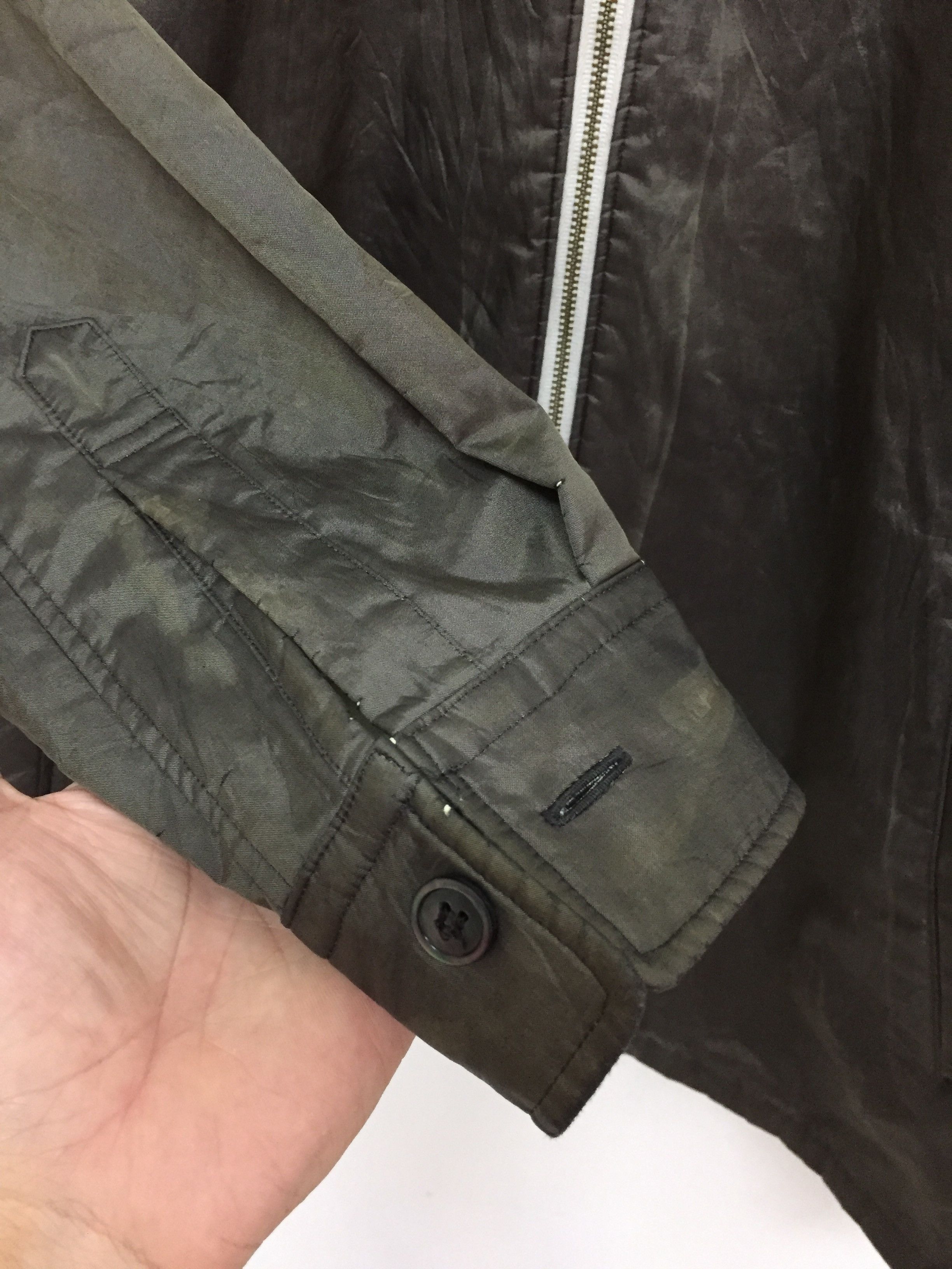 Comme des Garcons AD1996 COMME des GARCONS Silver Blend Light zipper jacket Size US L / EU 52-54 / 3 - 6 Thumbnail