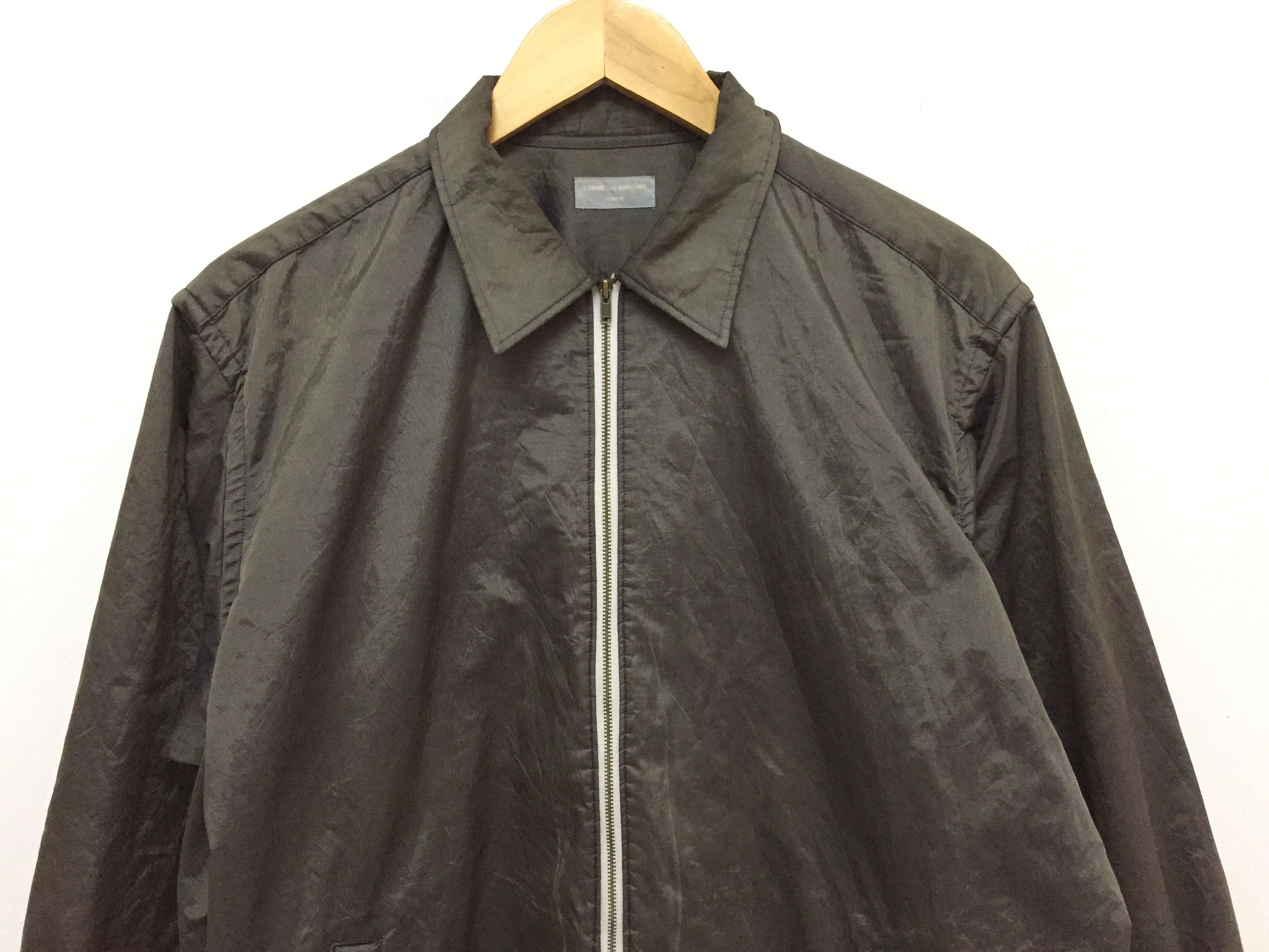 Comme des Garcons AD1996 COMME des GARCONS Silver Blend Light zipper jacket Size US L / EU 52-54 / 3 - 3 Thumbnail