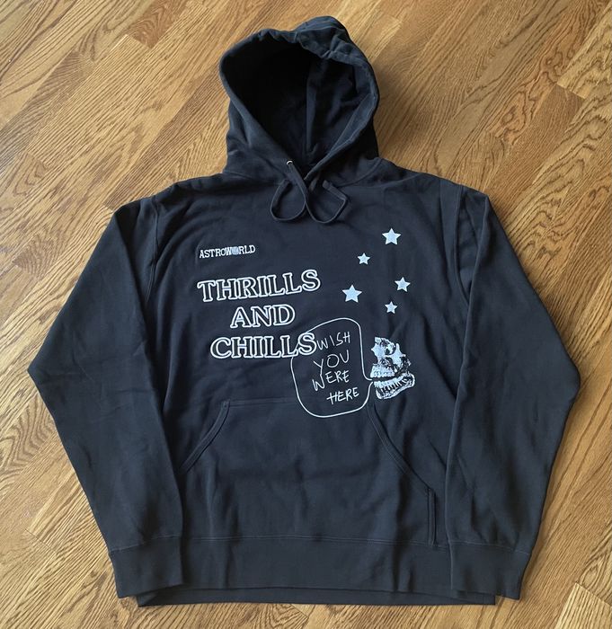 Travis scott thrills hot sale and chills hoodie