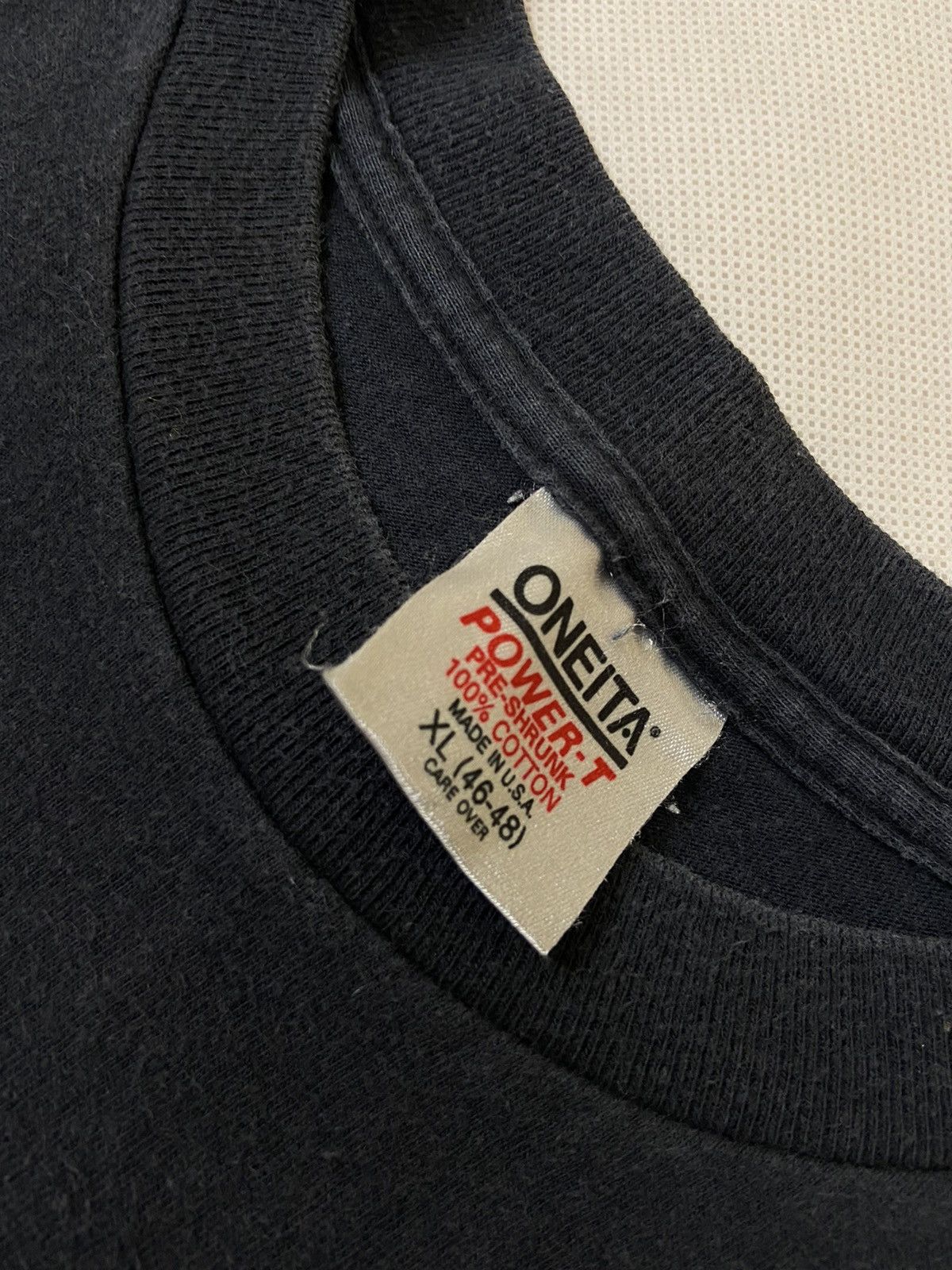 Vintage VTG 1960 PSYCHO BATES MOTEL HORROR MOVIE TEE SINGLE STITCH Size US XL / EU 56 / 4 - 5 Thumbnail