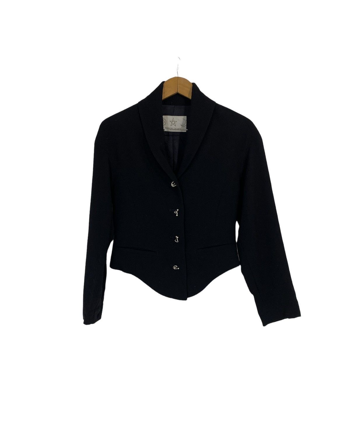 Issey Miyake Tsumori Chisato Cropped Jacket Rare Button Design Size US M / EU 48-50 / 2 - 1 Thumbnail