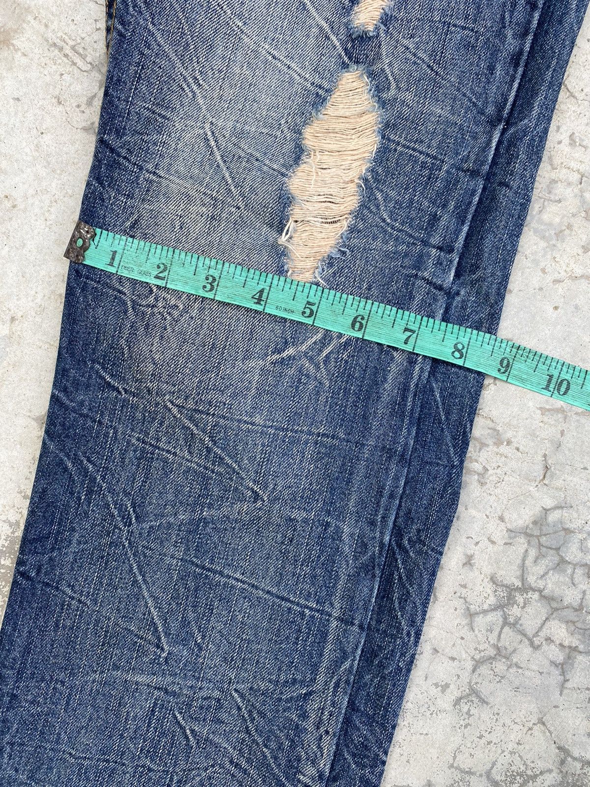 Designer × Japanese Brand Lagend of Glamour Skull printed Distressed Denim Size US 30 / EU 46 - 20 Thumbnail