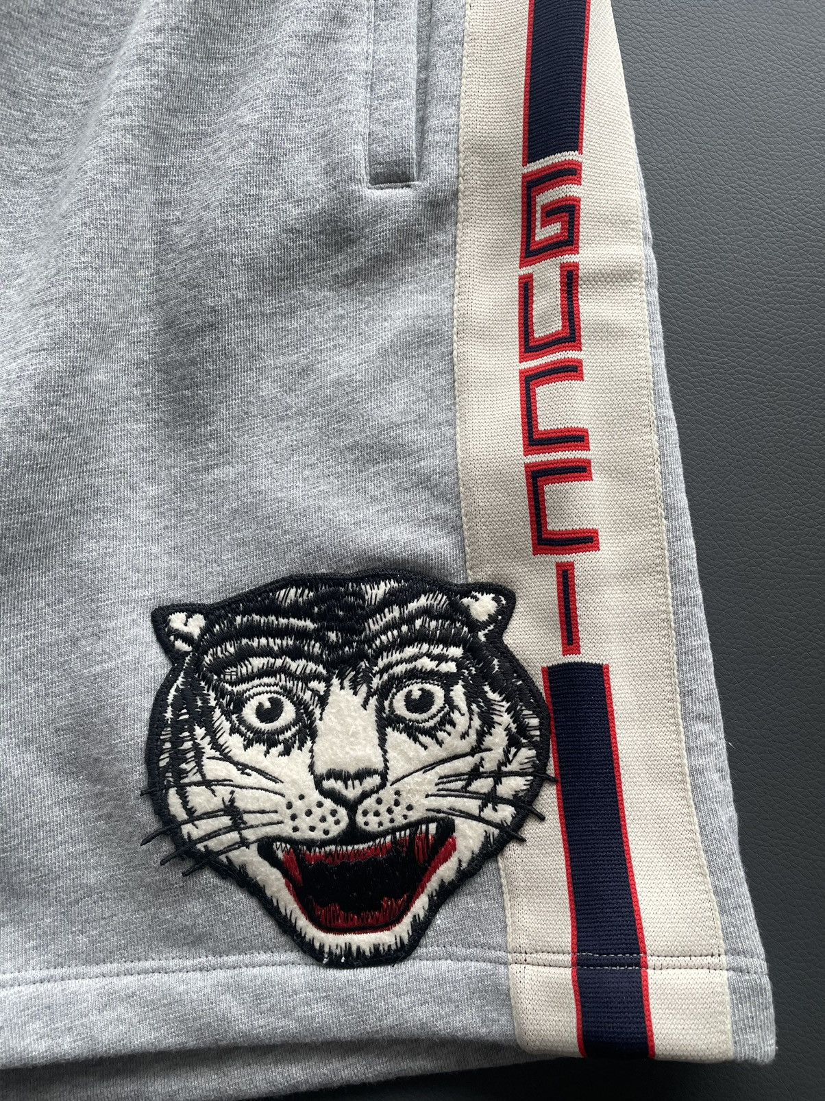 Gucci Brand New Limited Super Runway Tiger Gucci Track Shorts Size US 29 - 17 Thumbnail