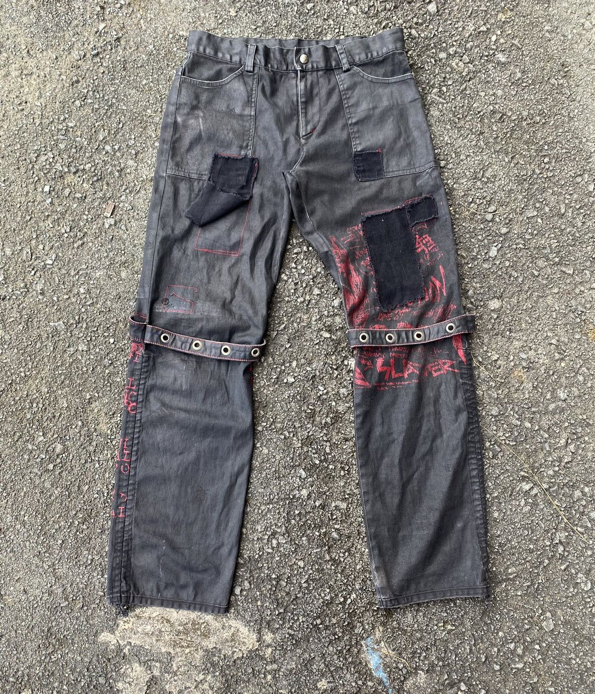 h.NAOTO anarchism for plus デニム生地 中古品 h.NAOTO anarchism for plus デニム生地 中古品 H Naoto Pants