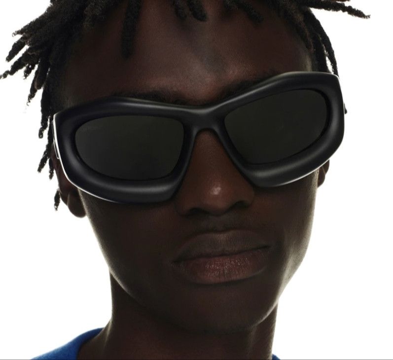 Designer Y2K Bigger Baggy Punk Sunglasses Size ONE SIZE - 1 Thumbnail