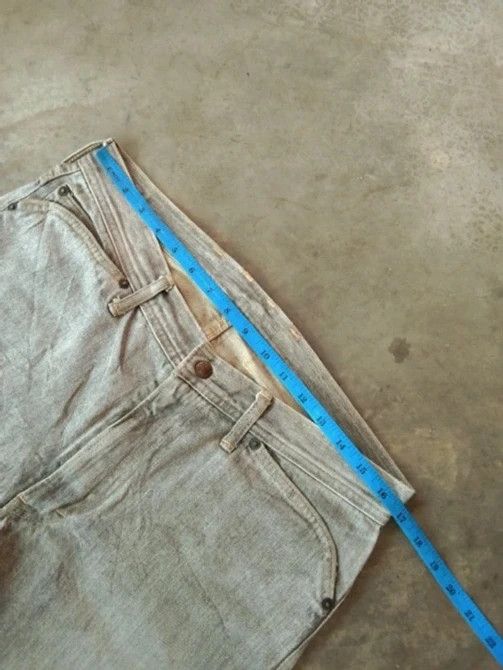 Japanese Brand × Jean × Vintage Vintage Distressed Japanese HR Market Selvedge Redline Jeans Size US 33 - 9 Thumbnail