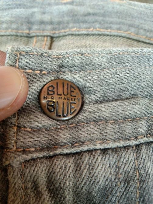 Japanese Brand × Jean × Vintage Vintage Distressed Japanese HR Market Selvedge Redline Jeans Size US 33 - 10 Thumbnail