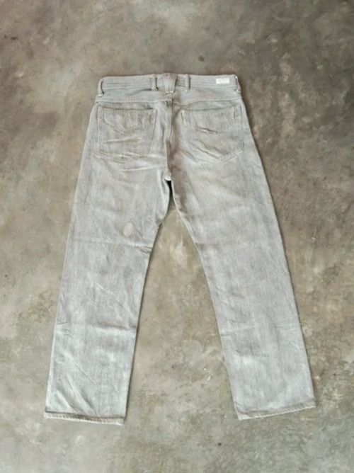 Japanese Brand × Jean × Vintage Vintage Distressed Japanese HR Market Selvedge Redline Jeans Size US 33 - 2 Thumbnail
