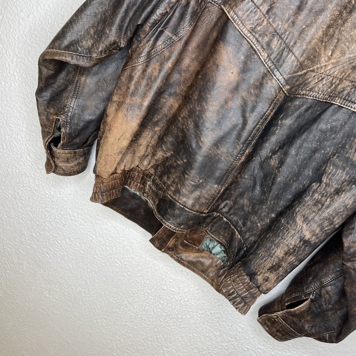 Leather × Vintage Vintage Brown Leather Motor Biker Jacket 2in1 Oswald Genuine Size US L / EU 52-54 / 3 - 8 Thumbnail