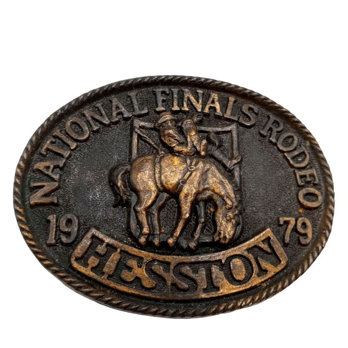 Boucle De Ceinture Montana Silversmiths NFR Hesston 2014 - Homme - Étain