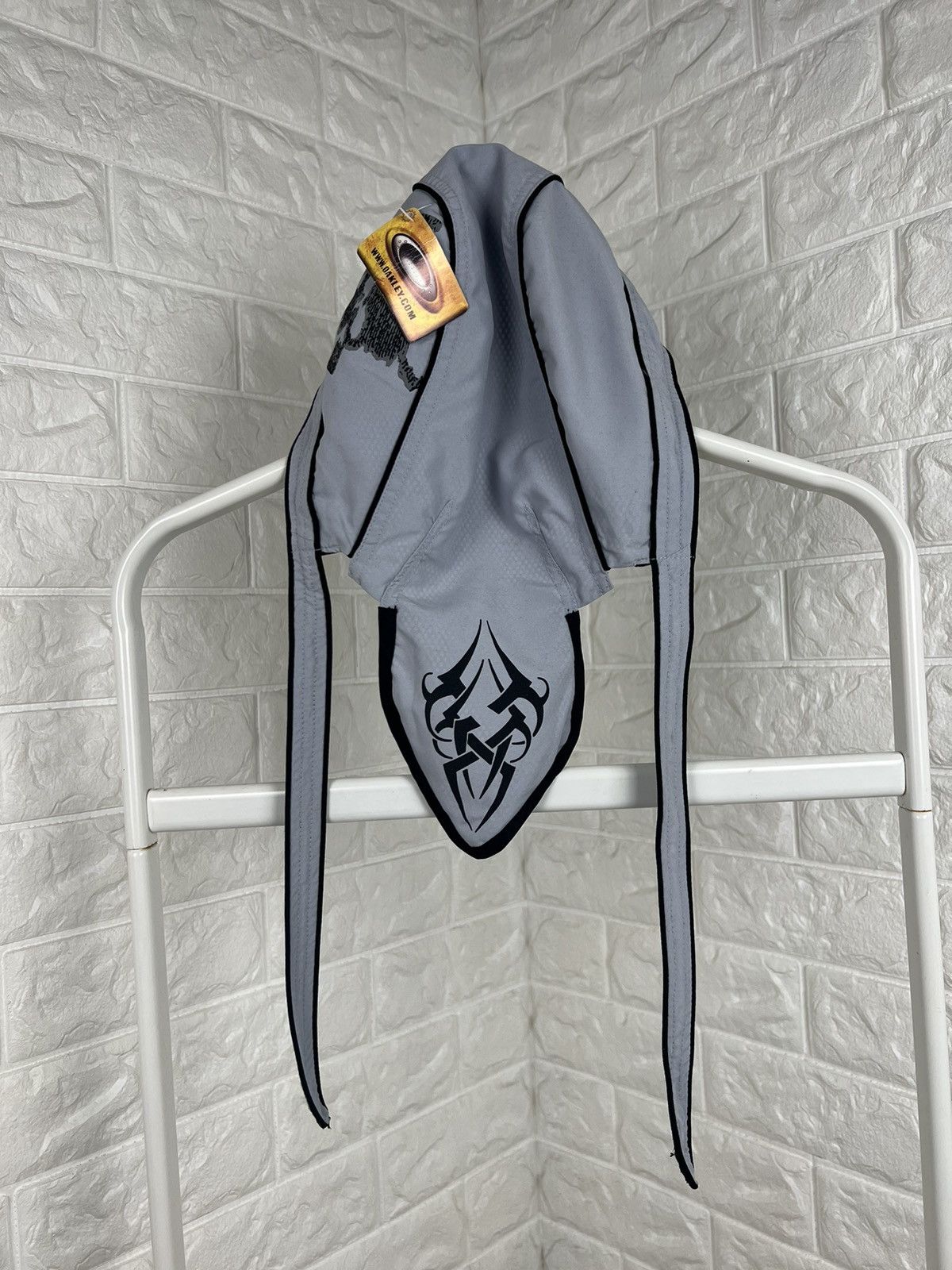 image of Archival Clothing x Oakley Vintage 90's Oakley Bandana Hat in Ashy B, Men's