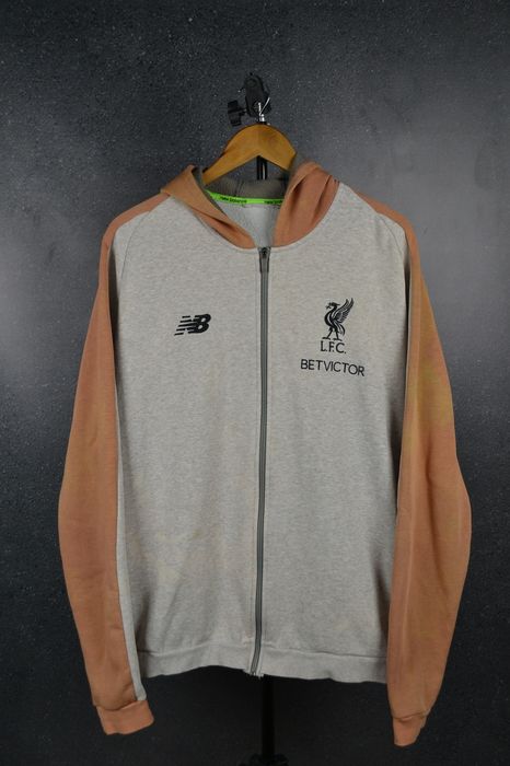 New Balance FC Liverpool new balance 2017 2018 hoodie jacket soccer |  Grailed