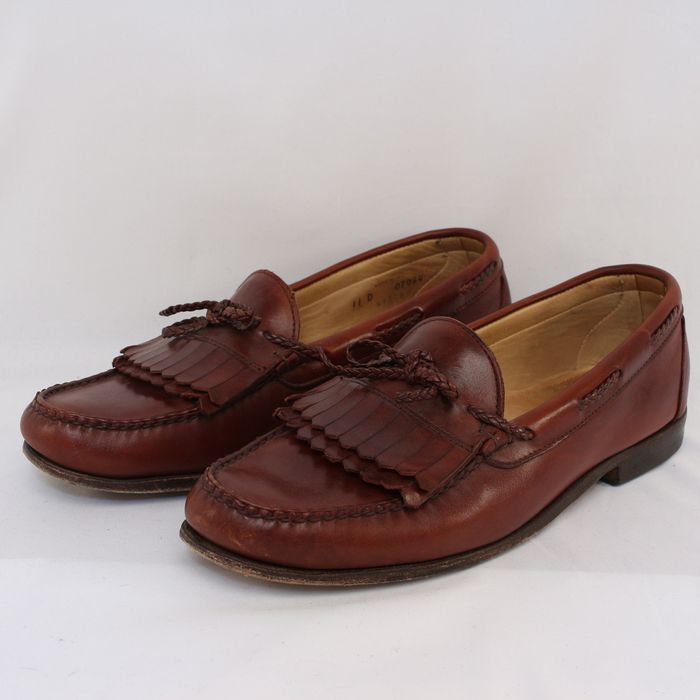 Allen Edmonds Allen Edmonds Woodstock Brown Leather Tassel Moc Toe ...