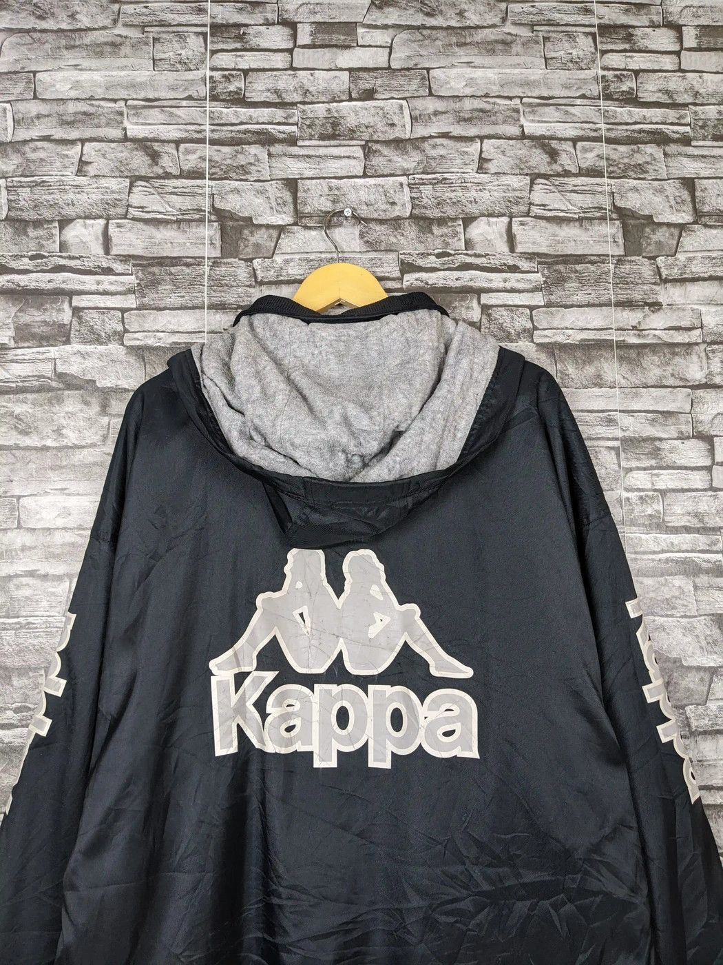 Kappa Vintage Kappa Raincoat Long Jacket Embroidery Size US L / EU 52-54 / 3 - 6 Thumbnail
