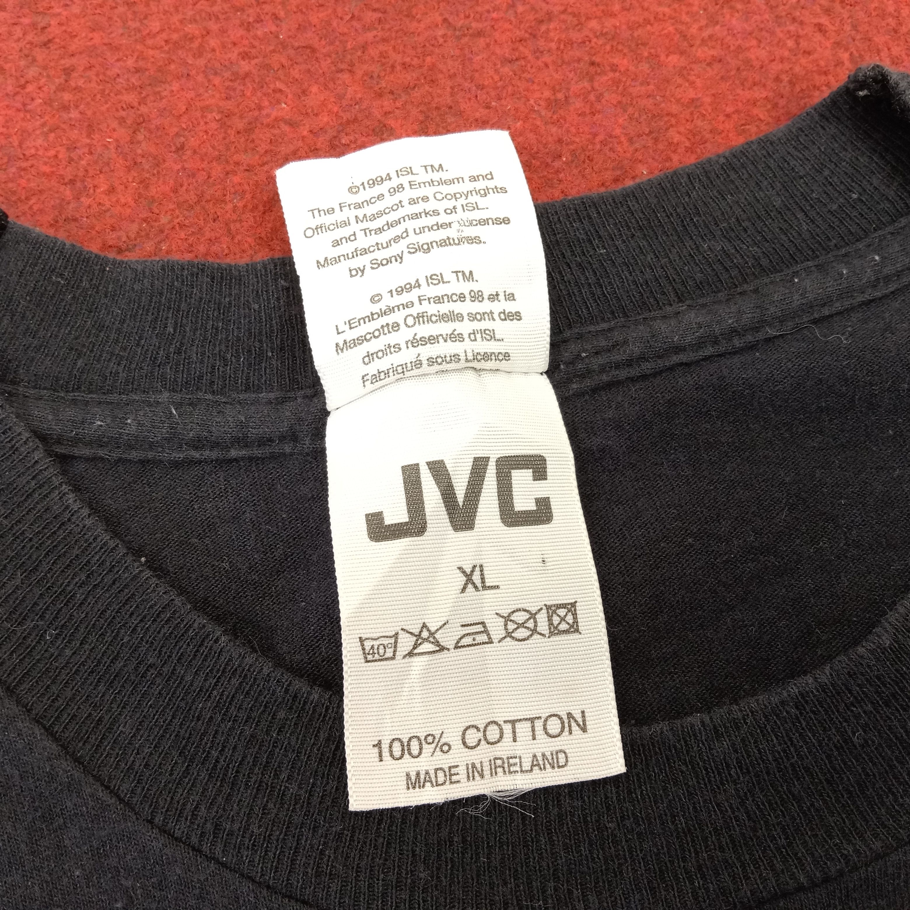 Adidas × Vintage Adidas France 98 JVC Big Center Design Vintage Tshirt Size US XL / EU 56 / 4 - 8 Thumbnail