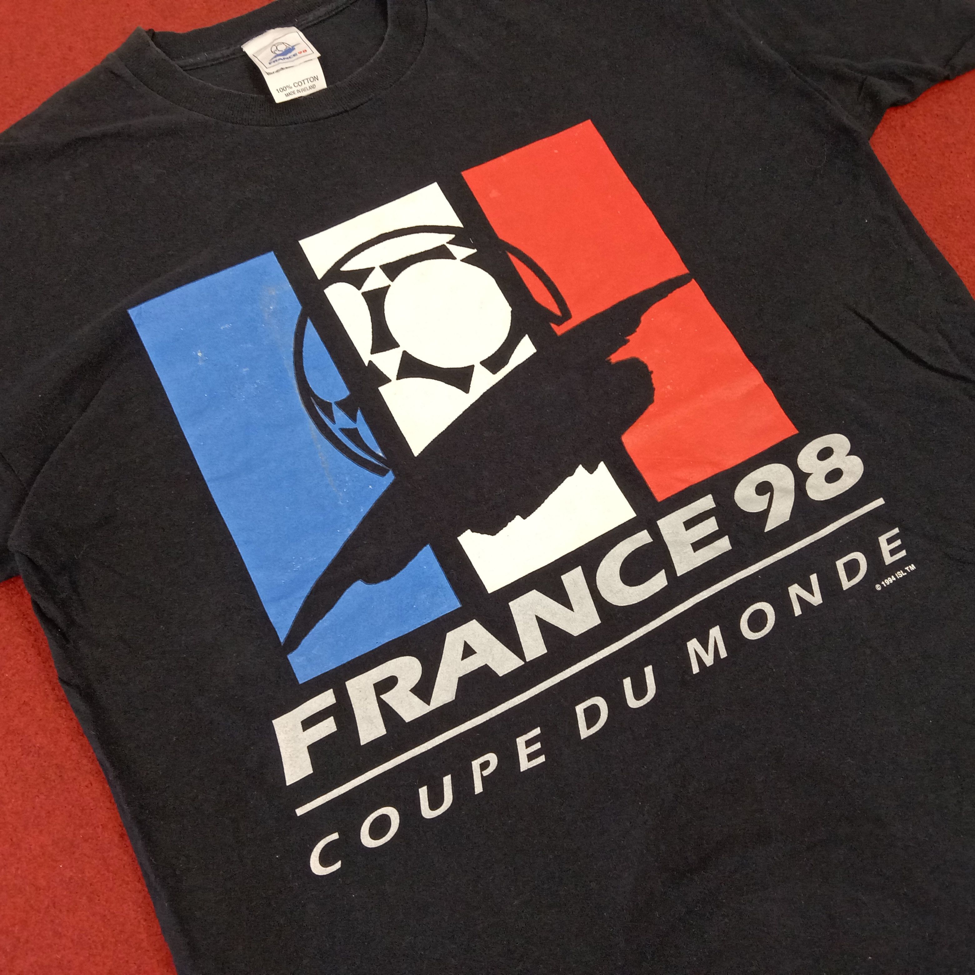 Adidas × Vintage Adidas France 98 JVC Big Center Design Vintage Tshirt Size US XL / EU 56 / 4 - 2 Thumbnail