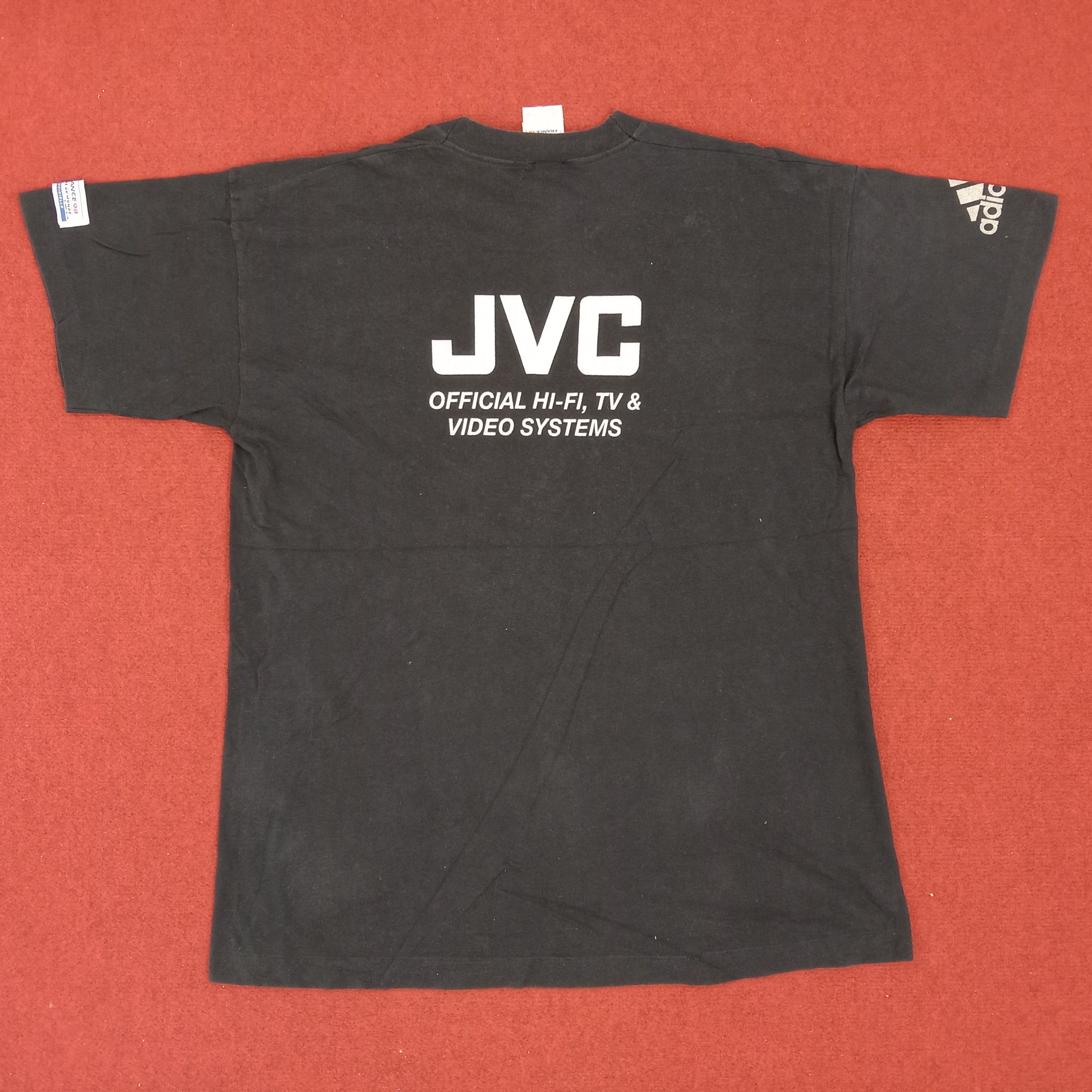 Adidas × Vintage Adidas France 98 JVC Big Center Design Vintage Tshirt Size US XL / EU 56 / 4 - 4 Thumbnail