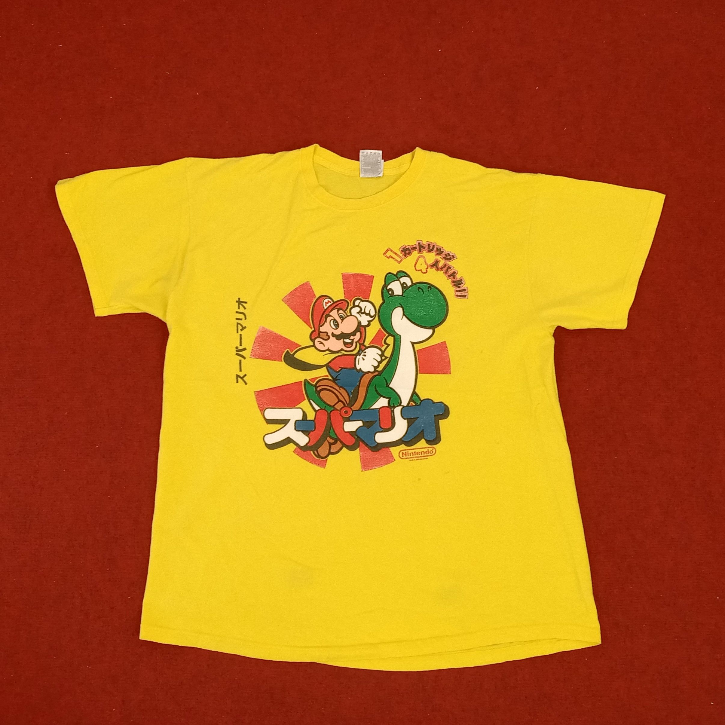 Nintendo × The Game × Vintage Super Mario Nintendo Games Vintage Tshirt Size US L / EU 52-54 / 3 - 1 Thumbnail