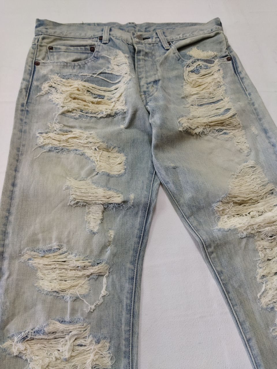 Japanese Brand RNA The Alternative Syndrome Distressed Style Jeans Size US 32 / EU 48 - 10 Thumbnail