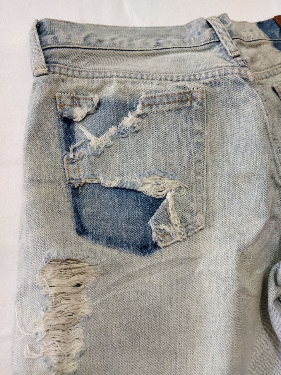 Japanese Brand RNA The Alternative Syndrome Distressed Style Jeans Size US 32 / EU 48 - 7 Thumbnail