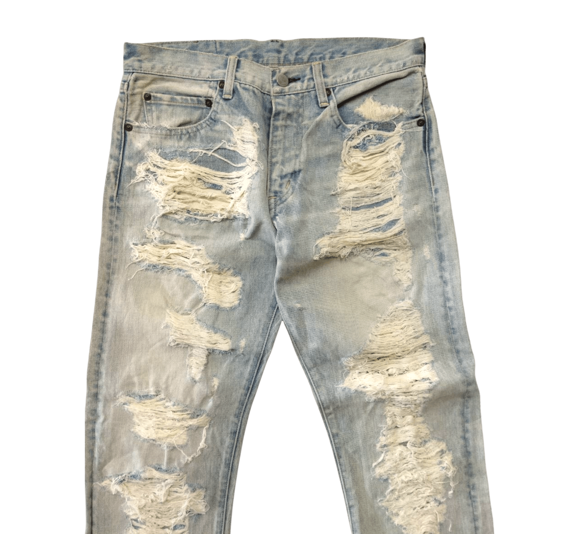 Japanese Brand RNA The Alternative Syndrome Distressed Style Jeans Size US 32 / EU 48 - 2 Thumbnail