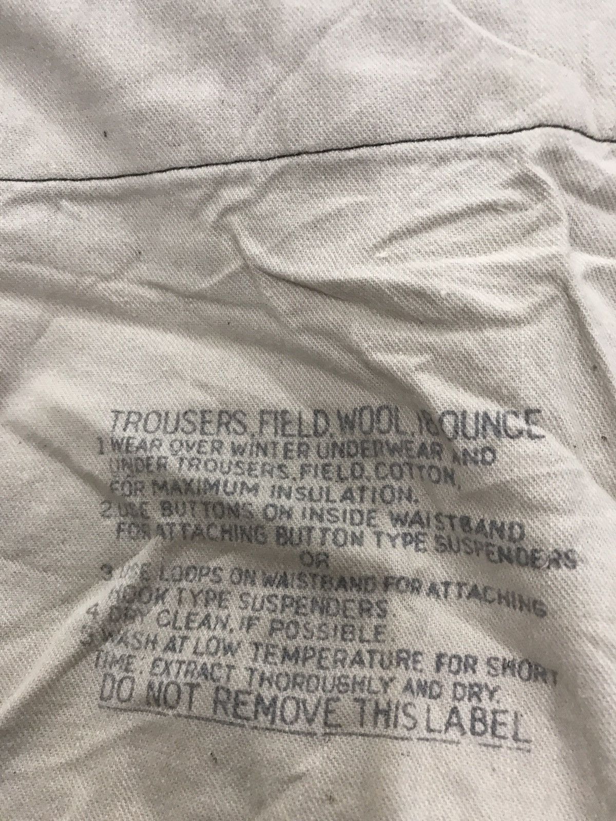 Vintage Vintage WG 1994 US Military Wool Pant Size US 26 / EU 42 - 13 Thumbnail
