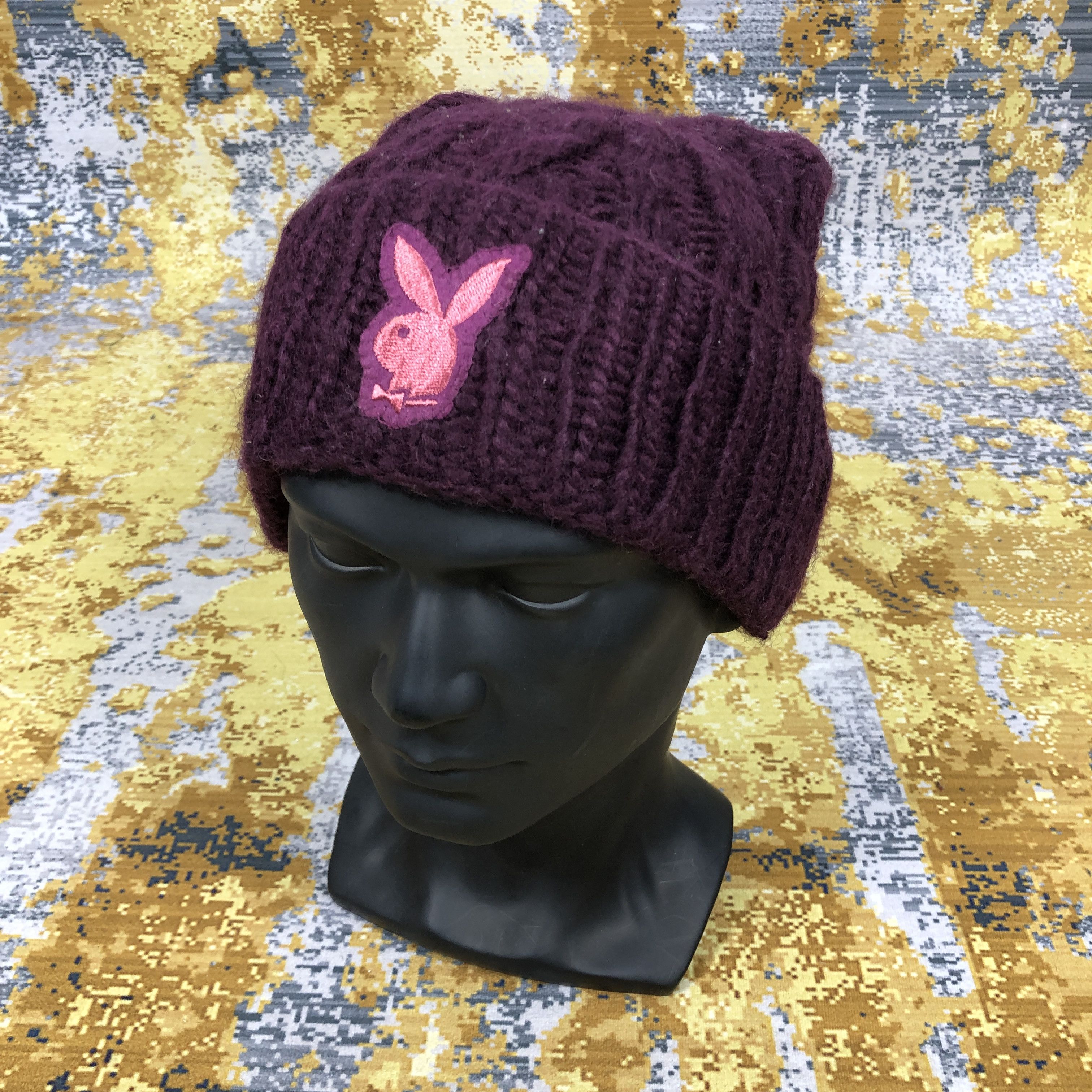 Playboy × Vintage Vintage Playboy Beanie Hat B1452 Size ONE SIZE - 5 Thumbnail
